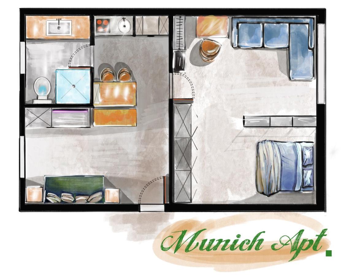 Mozart Apartment Muenchen Экстерьер фото